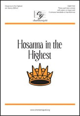 Hosanna in the Highest SAB choral sheet music cover